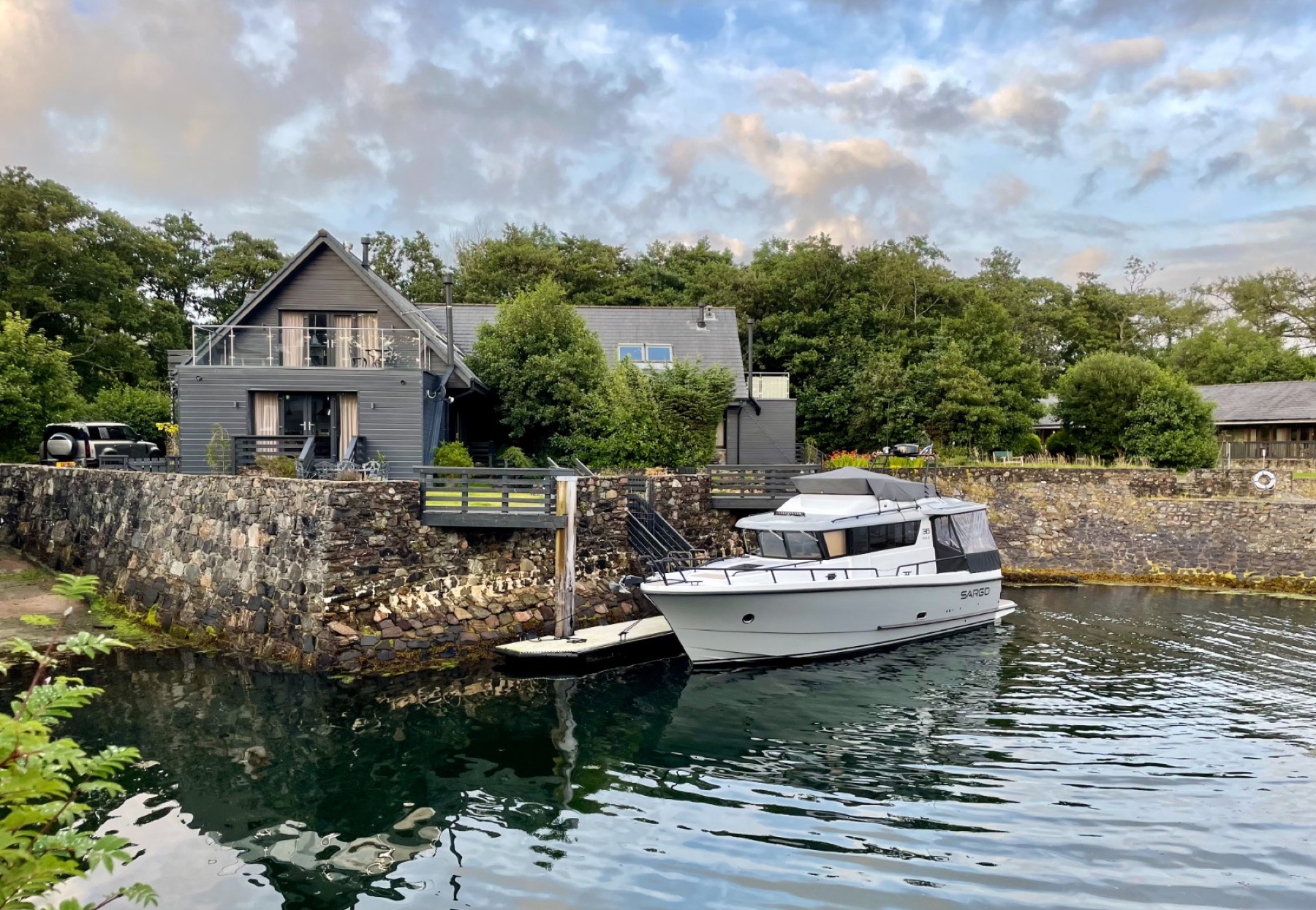 Melfort waterfront property with private mooring